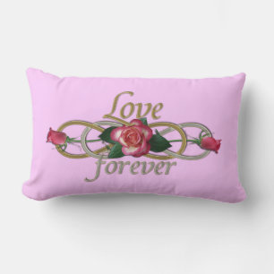 Almofada Lombar Infinidade Dupla - Rosas Amar para sempre