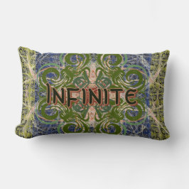 Almofada Lombar Infinite - Abstrato Verde por Alexandra Cook