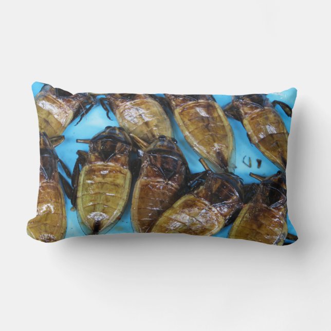 Almofada Lombar Inseto De Água Gigante Fried (Maeng Daa) ... Comid (Frente)