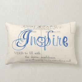 Almofada Lombar Inspire o travesseiro decorativo lombar