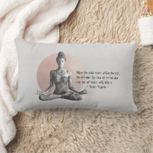Almofada Lombar Instrutor de Meditação Yoga Reiki Master Lotus Pos