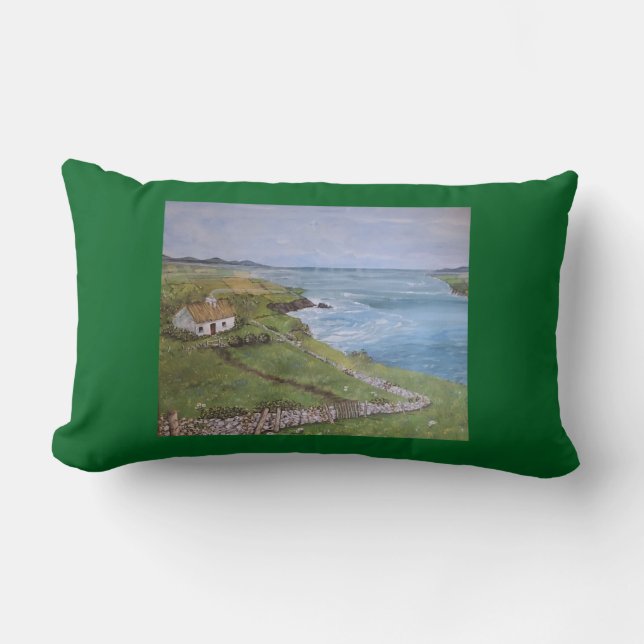 Almofada Lombar Irish, Ireland, Pillow, Cushion (Frente)