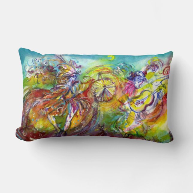 Almofada Lombar ITALIANO CARNIVAL / Dança,Música,Teatro (Frente)