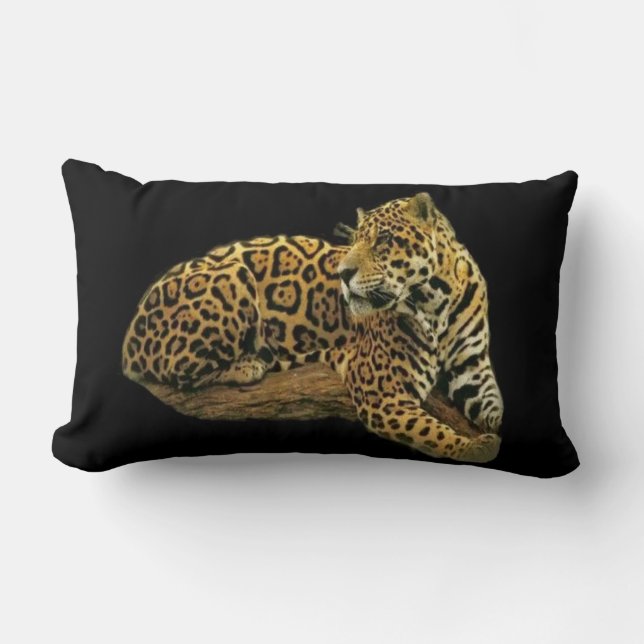 Almofada Lombar Jaguar Travesseiro decorativo Lumbar (Frente)