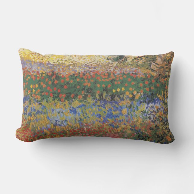 Almofada Lombar Jardim de Flores - Vincent van Gogh (Frente)