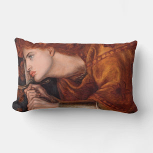 Almofada Lombar Joan of Arc (Retrait) (por Dante Gabriel Rossetti)