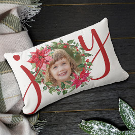 Almofada Lombar JOY Christmas Wreath Photo