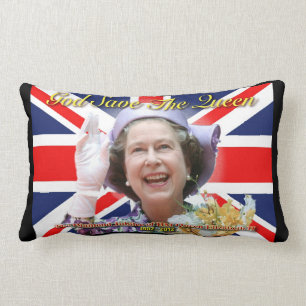 Almofada Lombar Jubileu de diamante do HM rainha Elizabeth II