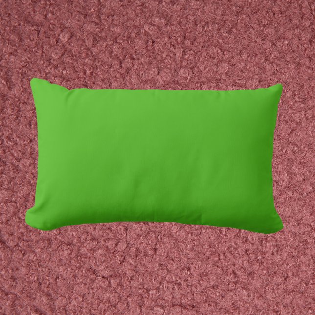 Almofada Lombar Kelly Green Solid Color (Criador carregado)