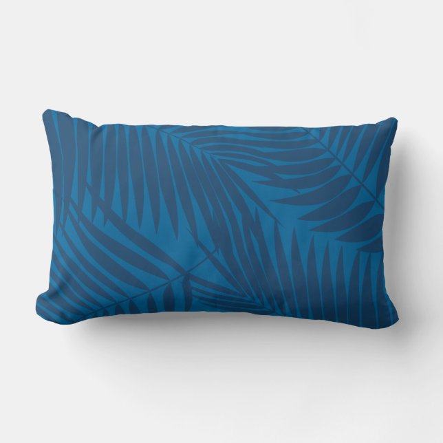 Almofada Lombar Kona Palms Hawaiian Leaf Reversible (Frente)