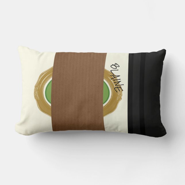 Almofada Lombar Kurt e café de Blaine (Frente)