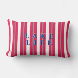 Almofada Lombar Lago Life Red White Strike