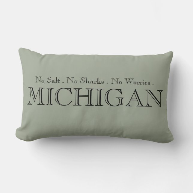 Almofada Lombar Lago Michigan (Frente)