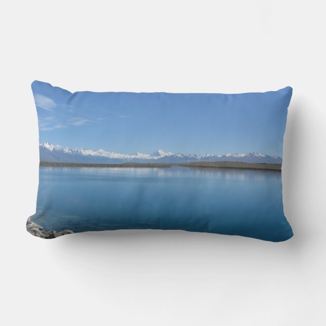 Almofada Lombar Lago Tekapo, Nova Zelândia (Frente)