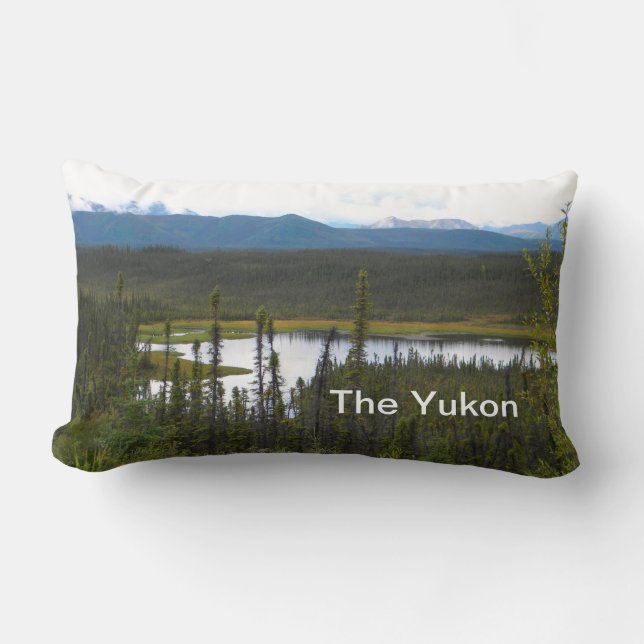Almofada Lombar Lagoa de Yukon (Frente)