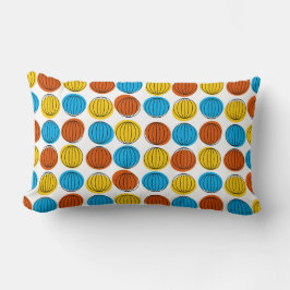 Almofada Lombar Laranja escuro no globo lombar