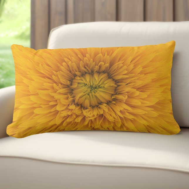 Almofada Lombar Laranja Externo Travesseiros Lombares Moderno Impr (Orange Outdoor Lumbar Pillows: Fusion of Floral Beauty and Modern Design! 🌺🧡)