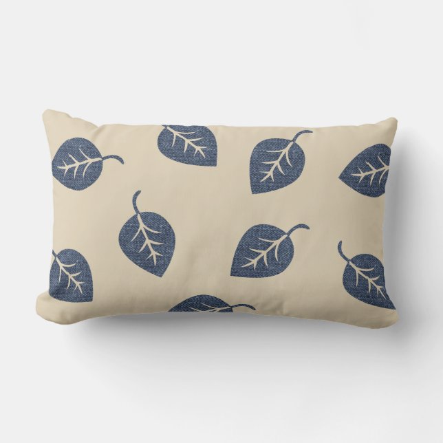 Almofada Lombar Legal aparência de Denim (Frente)