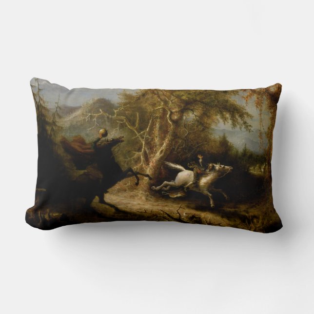 Almofada Lombar Lenda do Cavaleiro Sem Cabeça Fantasma do Hallowee (Frente)