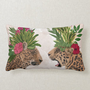 Almofada Lombar Leopardos Hot House  Um par