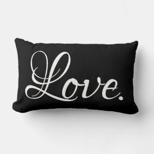 Almofada Lombar letra elegante de escrita LOVE  