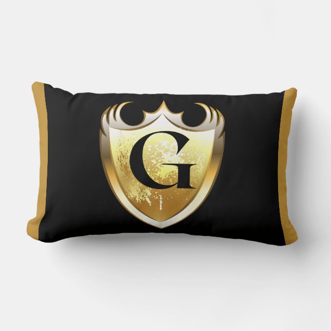 Almofada Lombar Letra G Maiúscula Alfabeto (Frente)
