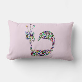 Almofada Lombar Letra hebraica 'TET'