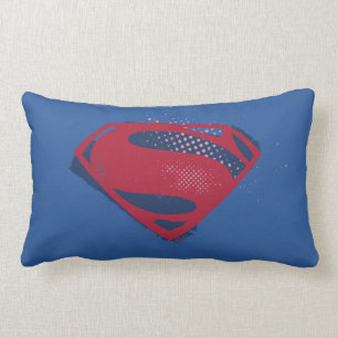 Almofada Lombar Liga da Justiça   Símbolo Superman Pincel e Meio