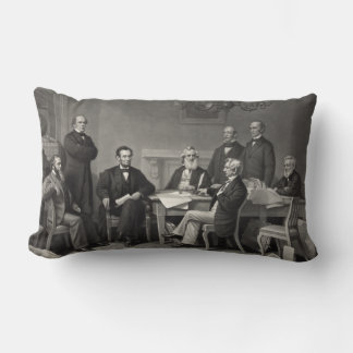 Almofada Lombar Lincoln Lendo a Proclamação da Emancipação
