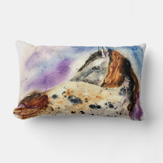 Almofada Lombar Linda Travesseiro decorativo de Cavalo Appaloosa R