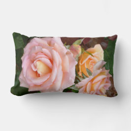 Almofada Lombar Lindas Rosas Rosa