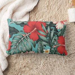 Almofada Lombar Lindo ornamento floral atraente