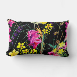 Almofada Lombar Lindo ornamento floral atraente