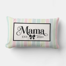 Almofada Lombar Lindo Presente Personalizado Arco-íris Pastel para
