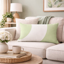 Almofada Lombar Lindo verde e branco