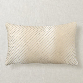 Almofada Lombar Linhas Douradas de faixas metálicas de foxier