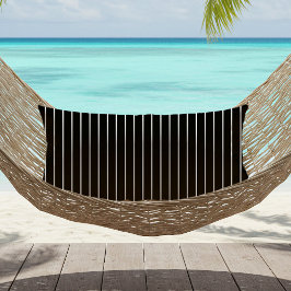 Almofada Lombar Listras de Verão Preto e Branco ao Ar Livre