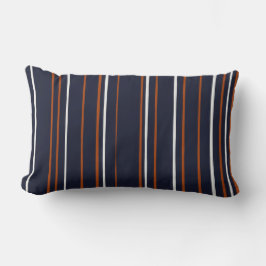 Almofada Lombar Listras do marinho e da oxidação
