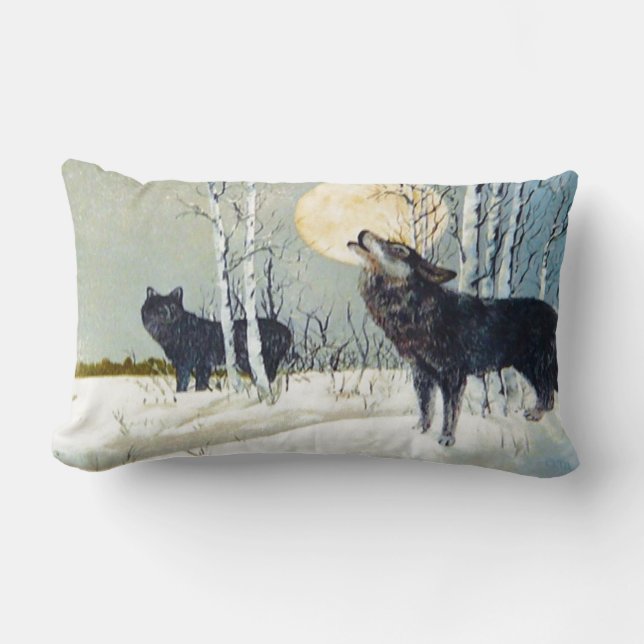 Almofada Lombar Lobo (Frente)