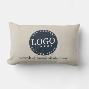 Almofada Lombar Logotipo comercial e link de site personalizado