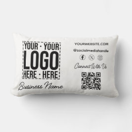 Almofada Lombar Logotipo corporativo personalizado Empresa moderna