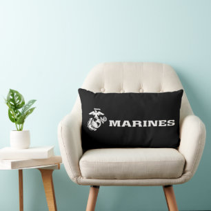 Almofada Lombar Logotipo USMC - Branco