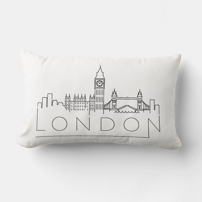 Almofada Lombar London Skyline (Frente)