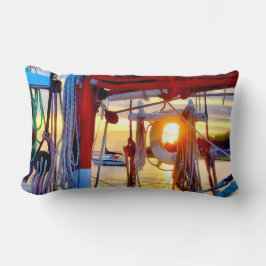 Almofada Lombar Lopez Island Sailing and Sunset Travesseiro decora