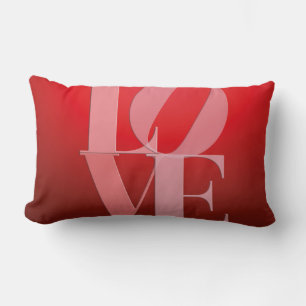 Almofada Lombar Love Romance Red Pink