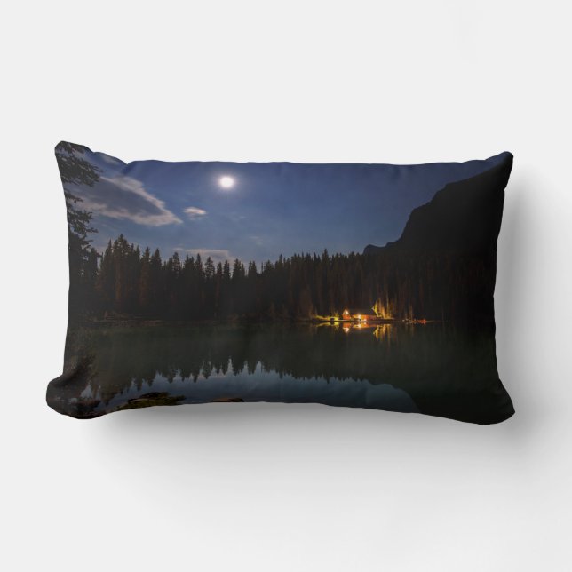 Almofada Lombar Lua cheia | Lake Louise, Canadá (Frente)