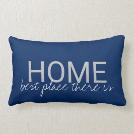 Almofada Lombar Lugar HOME dos azuis marinhos modernos o melhor lá