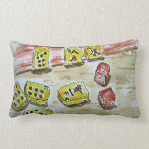 Almofada Lombar Lumbar 13" do travesseiro decorativo do Mah Jongg