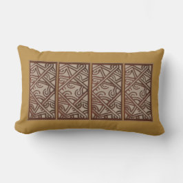 Almofada Lombar Lumbar Pillow with art inspired by New Guinea