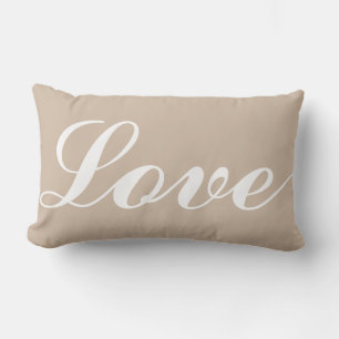 Almofada Lombar Lumber Cush - Amor (Bege)
